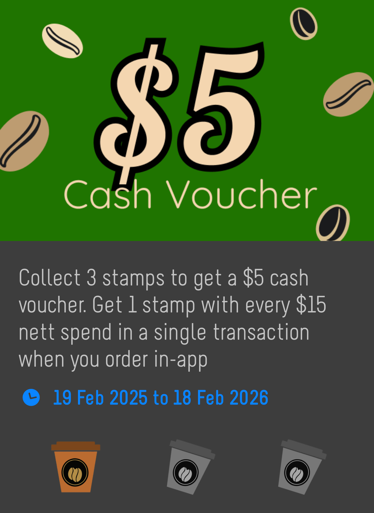 Perkd coffee pass interface